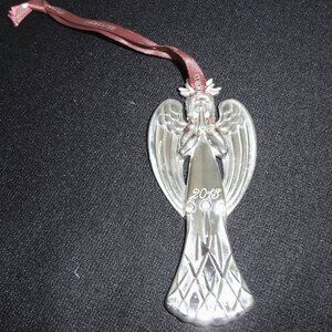 Waterford 2013 Silver Angel Ornament